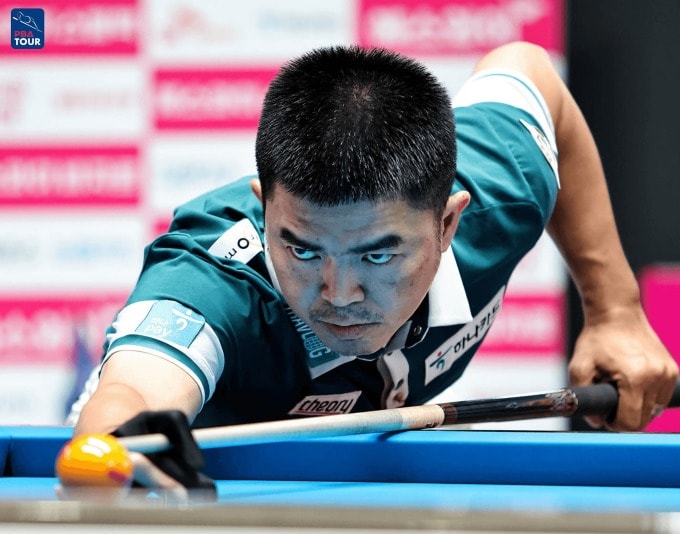 Cơ thủ carom 3 băng Nguyễn Quốc Nguyện. Ảnh: PBA